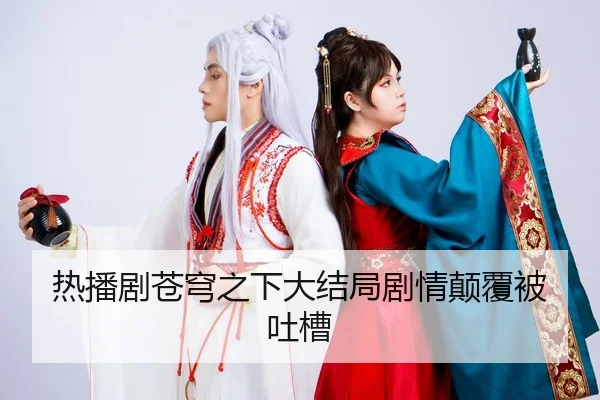热播剧苍穹之下大结局剧情颠覆被吐槽